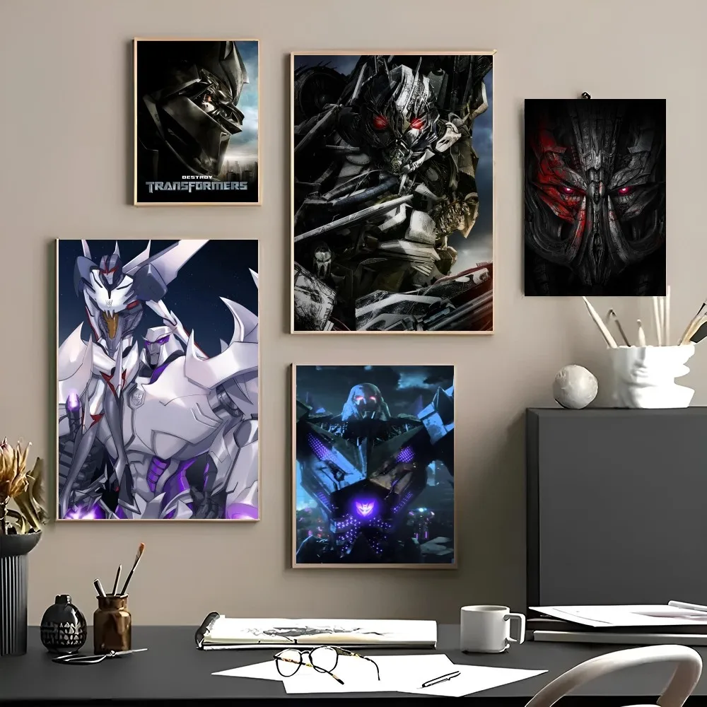 Трансформеры Мегатрон HD Плакат Изображение Современный Стиль Настенный Декор