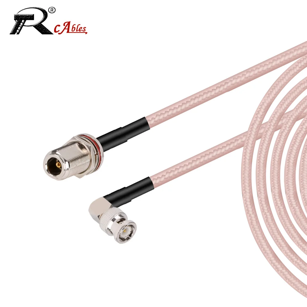 

Водонепроницаемый Удлинительный кабель с разъемом N и штекером BNC, косичка RG316 с прямым углом, 50 ом, для любительского радио, FM-передатчика, ...