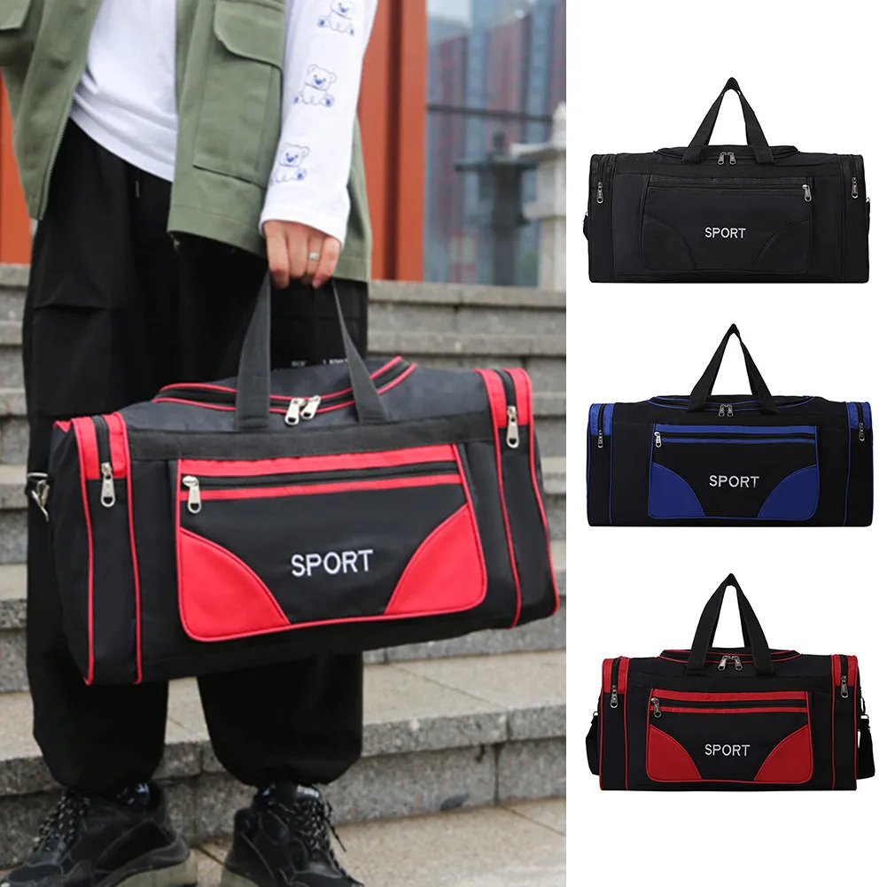 Waterproof Nylon Gym Bags Outdoor Yoga Sports Training Handbag Men Women Fitness Travel Storage Crossbody Sport Bags