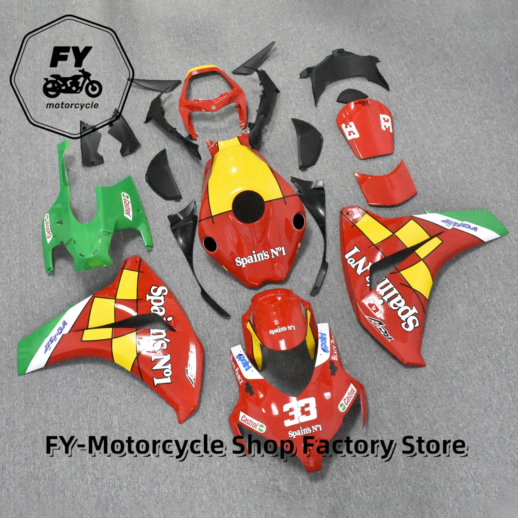 Комплект обтекателей для мотоцикла подходит CBR 1000RR CBR1000RR 2008 2009 2010 2011 кузов