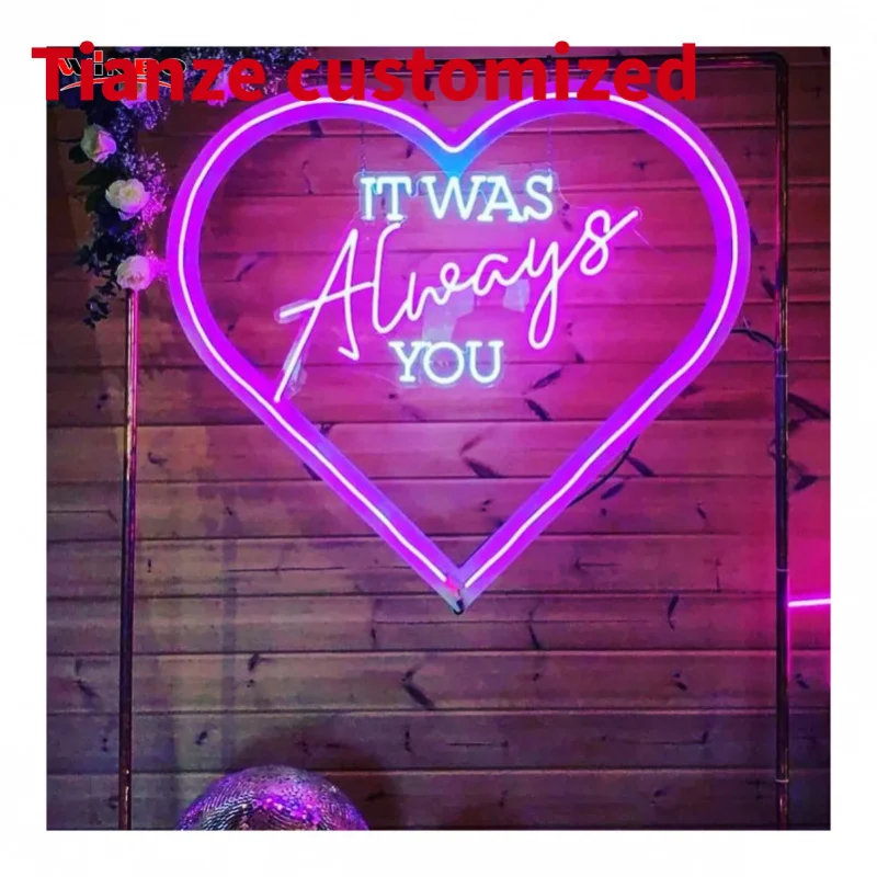 (Под заказ) Winbo силиконовый гибкий неоновый без светодиодных букв неоновая