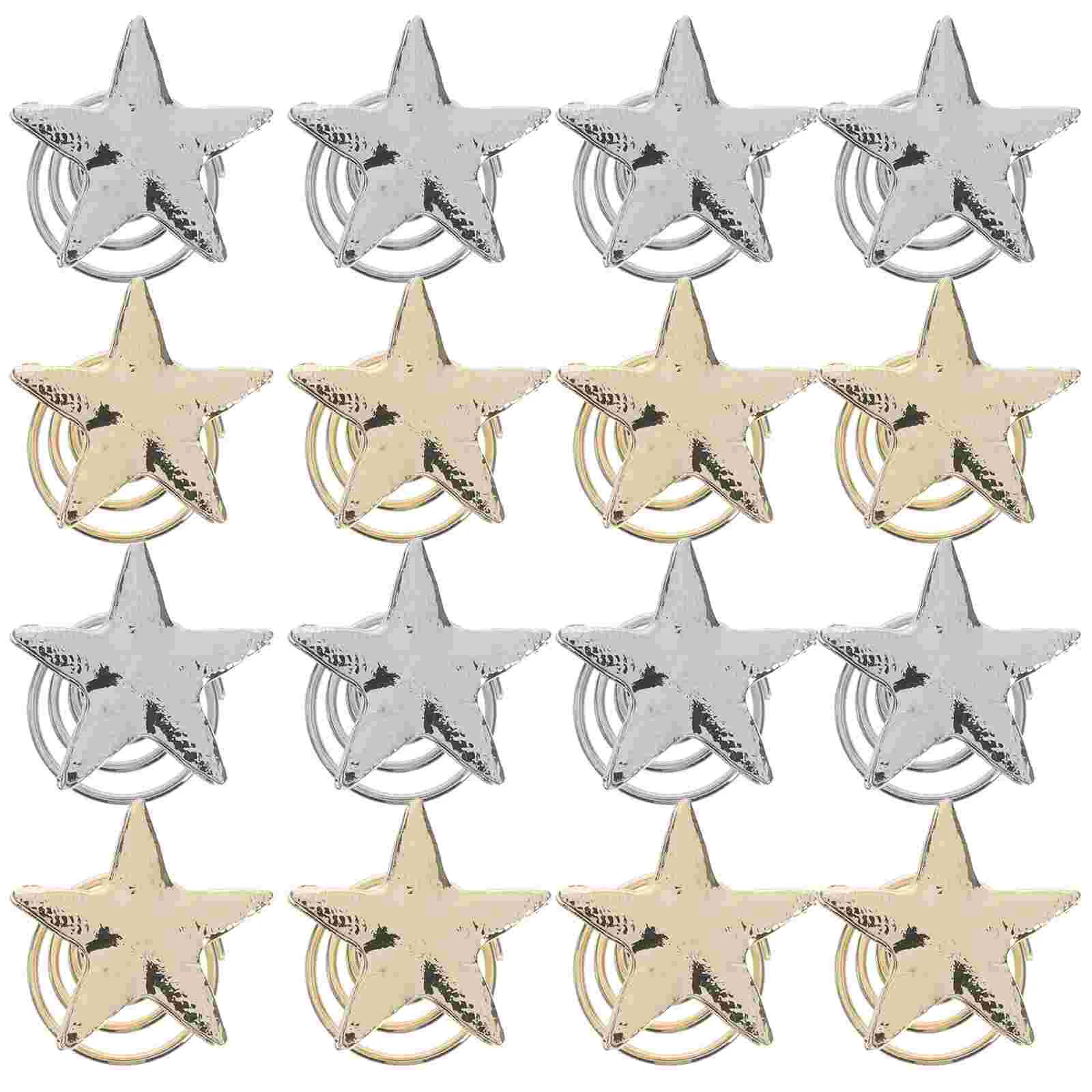 

20pcs Star Shape Spiral Hairpins Bridal Hair Clips Hair Accessories for Women