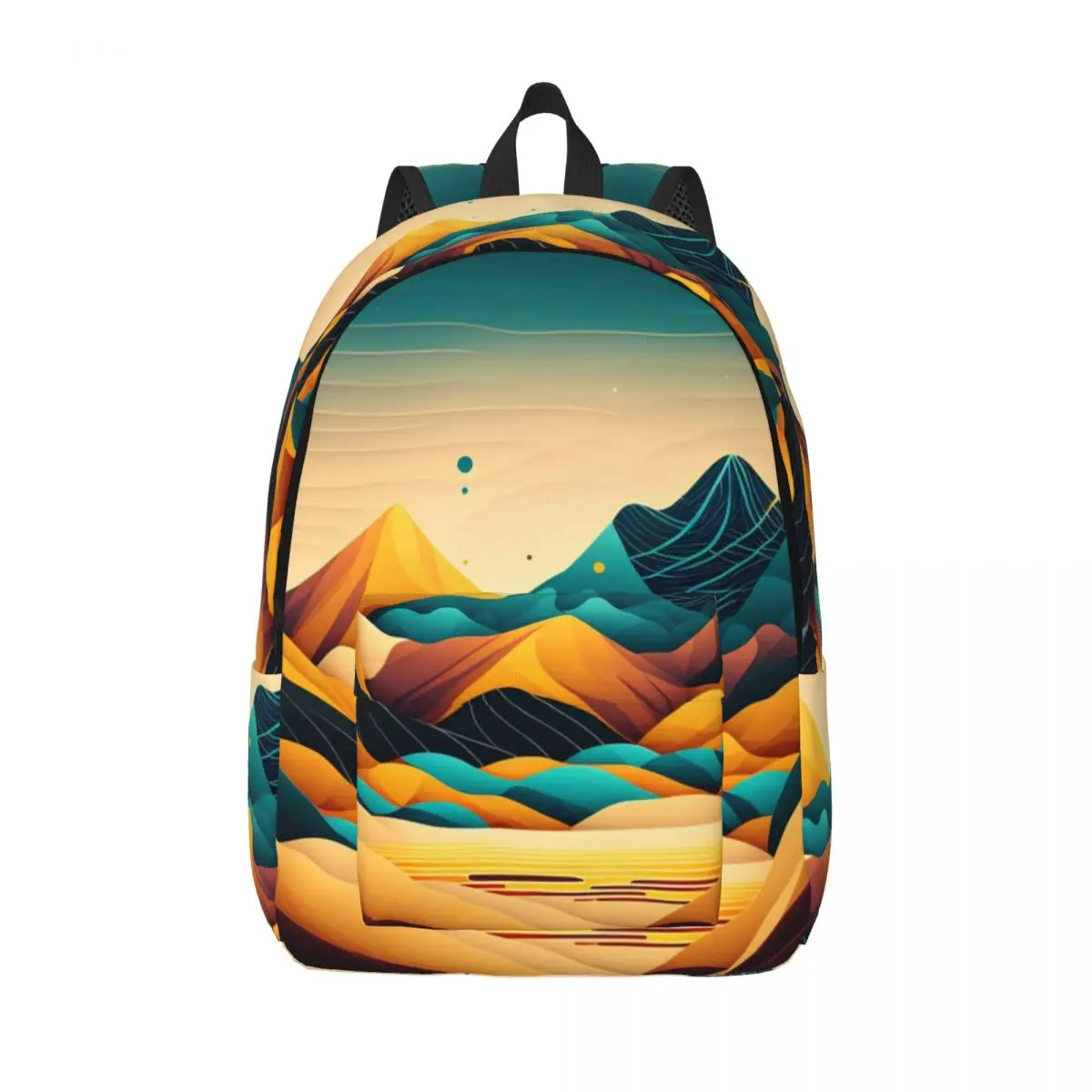

Рюкзак с принтом пустыни, Молодежный пейзаж, большие рюкзаки, полиэстер, классные школьные ранцы, дорожный дизайнерский рюкзак