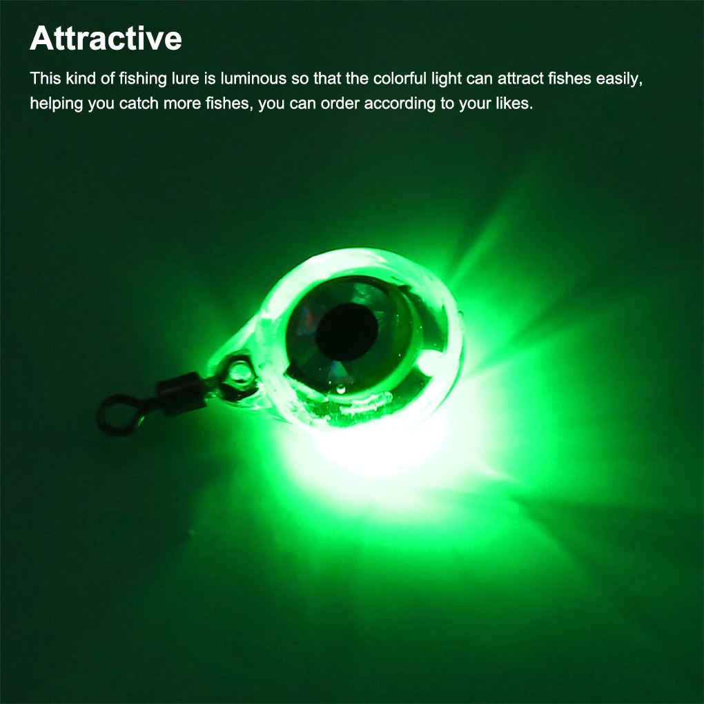 

Fishing Lure Light LED Waterproof Sea Fresh Water Portable Lighting Artificial Fish Bait Reusable Attraction Lamp