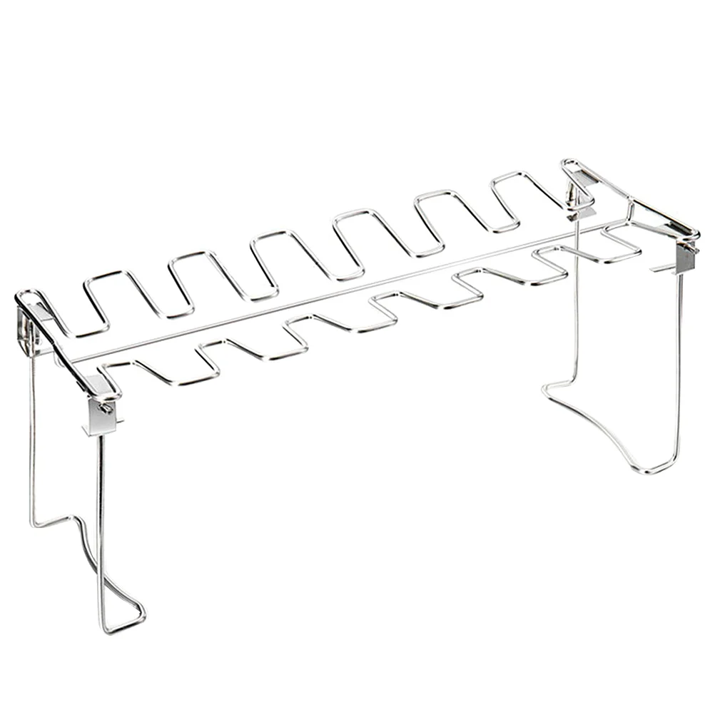 

1PC Chicken Wing Leg Rack for Smoker Chicken Drumsticks Rack Racks for Grill Collapsible Roaster Grill