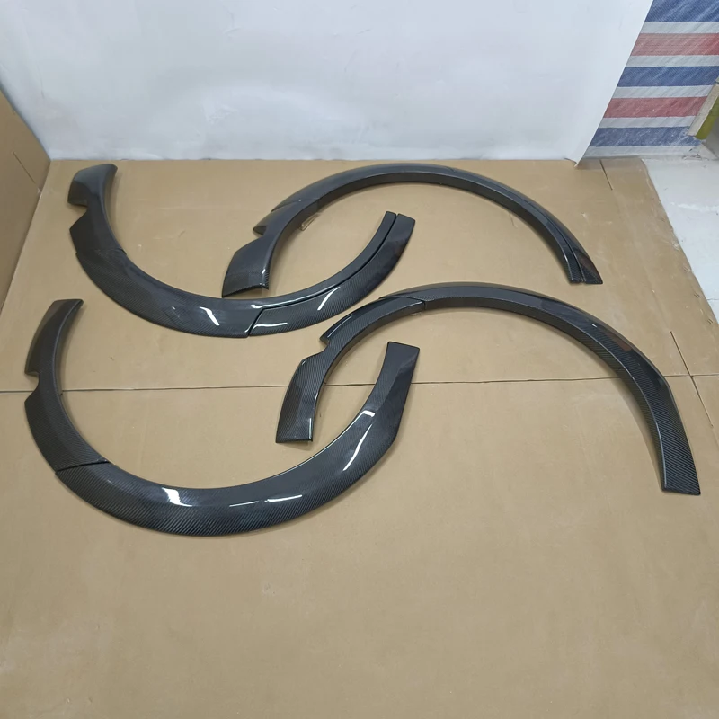 Углеродное волокно широкополосный боковой модификационный корпус крыло для Tesla