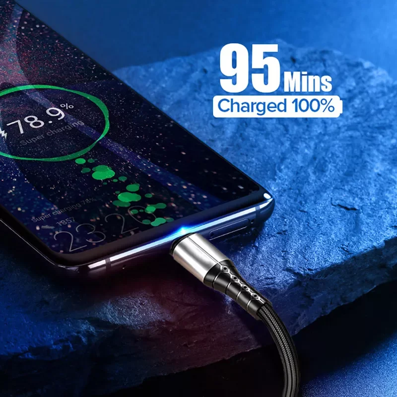 

USB Cable Micro Type C For iPhone 12 11 Pro XS MAX XR X Quick Fast Charging Charger Mobile Phone Data Cable Wire