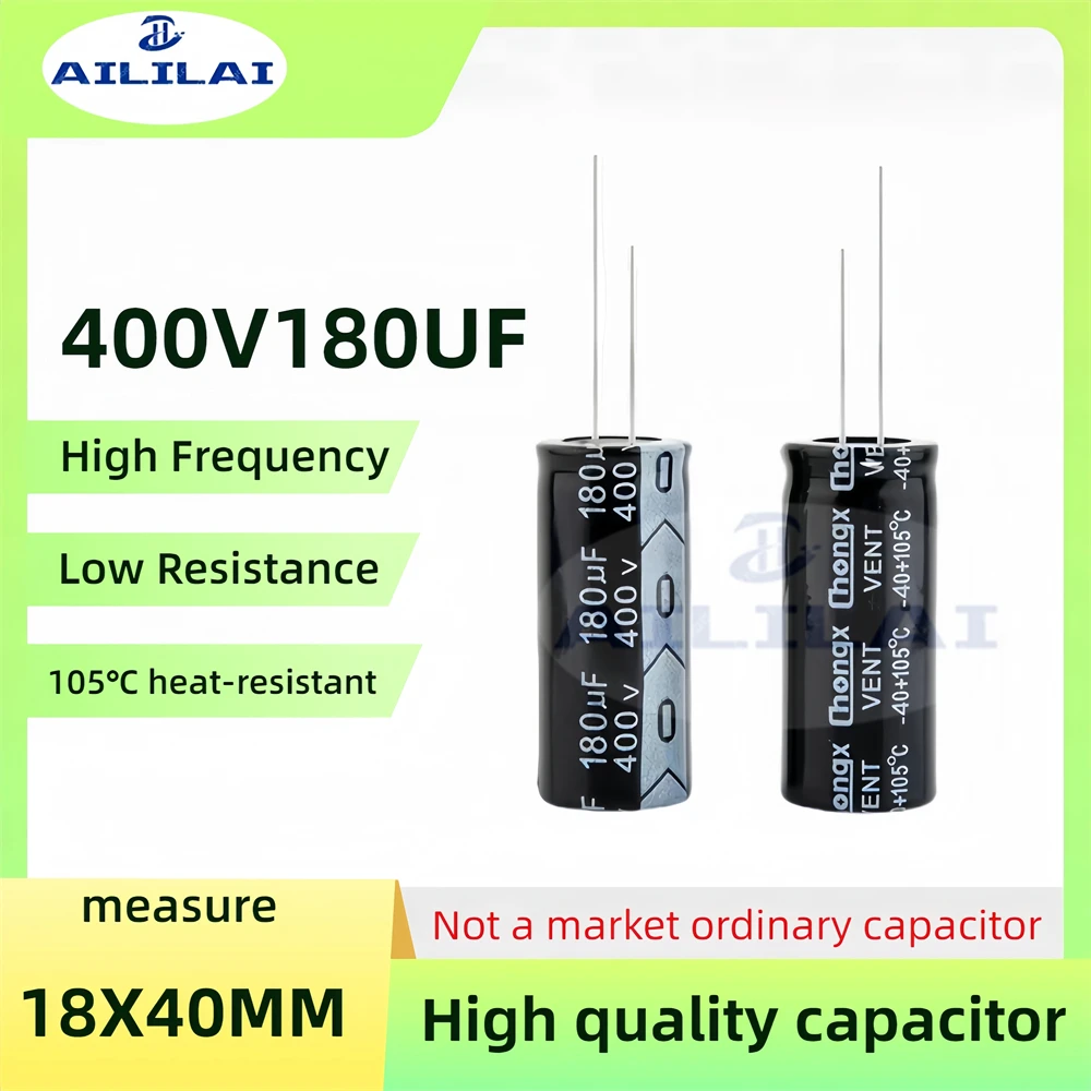 2 шт. оригинальный 400v180uf низкий ESR/импеданс высокая частота 400 В 180 мкФ алюминиевый