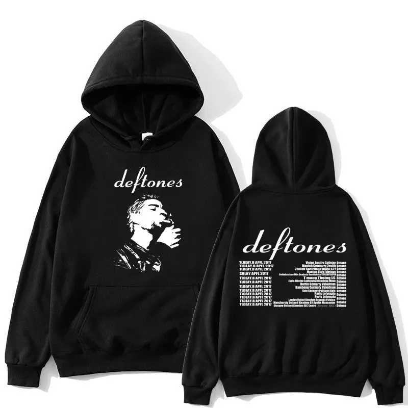 

Deftones Smoking Around The Fur Cat Hoodie Men Women Punk Gothic Hip Hop Harajuku Oversized Fleece Tracksuit Casual Streetwear