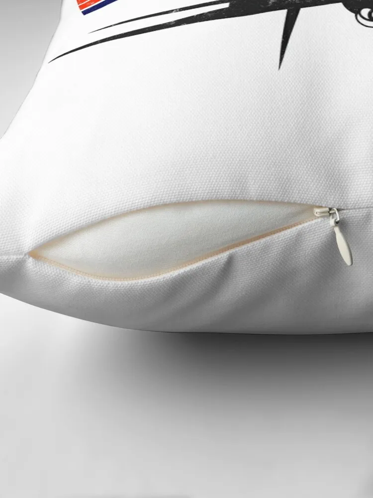 Потому что я был инвертирован-винтажный Топ пистолет F14 Tomcat диванная подушка