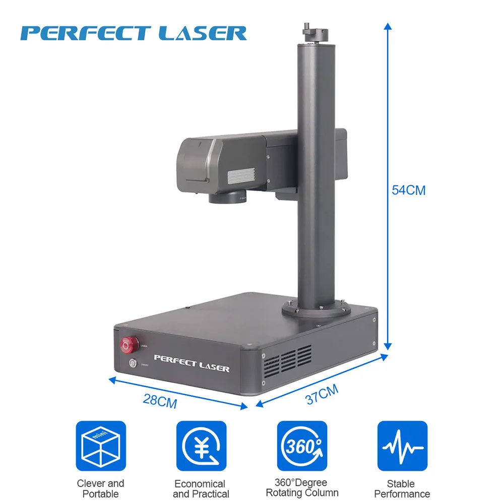Идеальная Лазерная гравировальная маркировочная машина для металла пластика