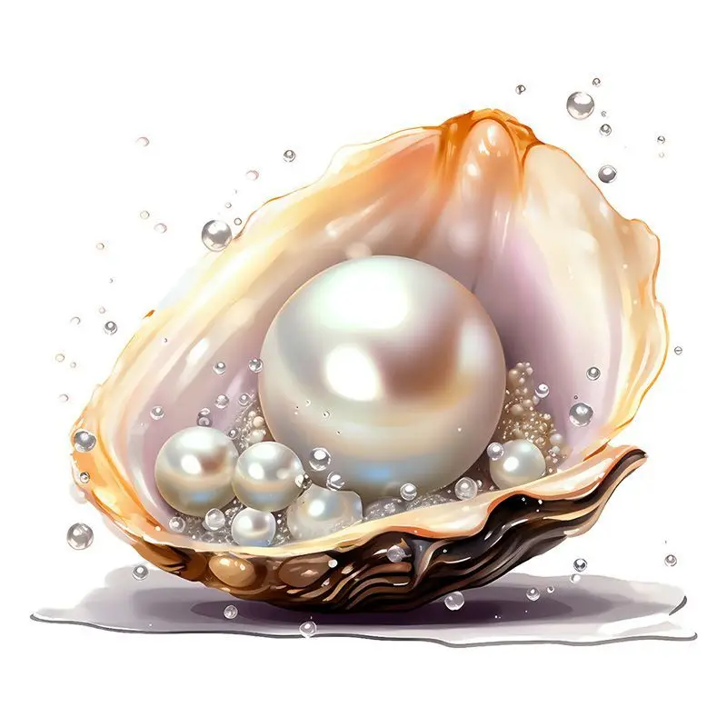 

Водонепроницаемая наклейка "Океан, пляж, жемчужная ракушка"