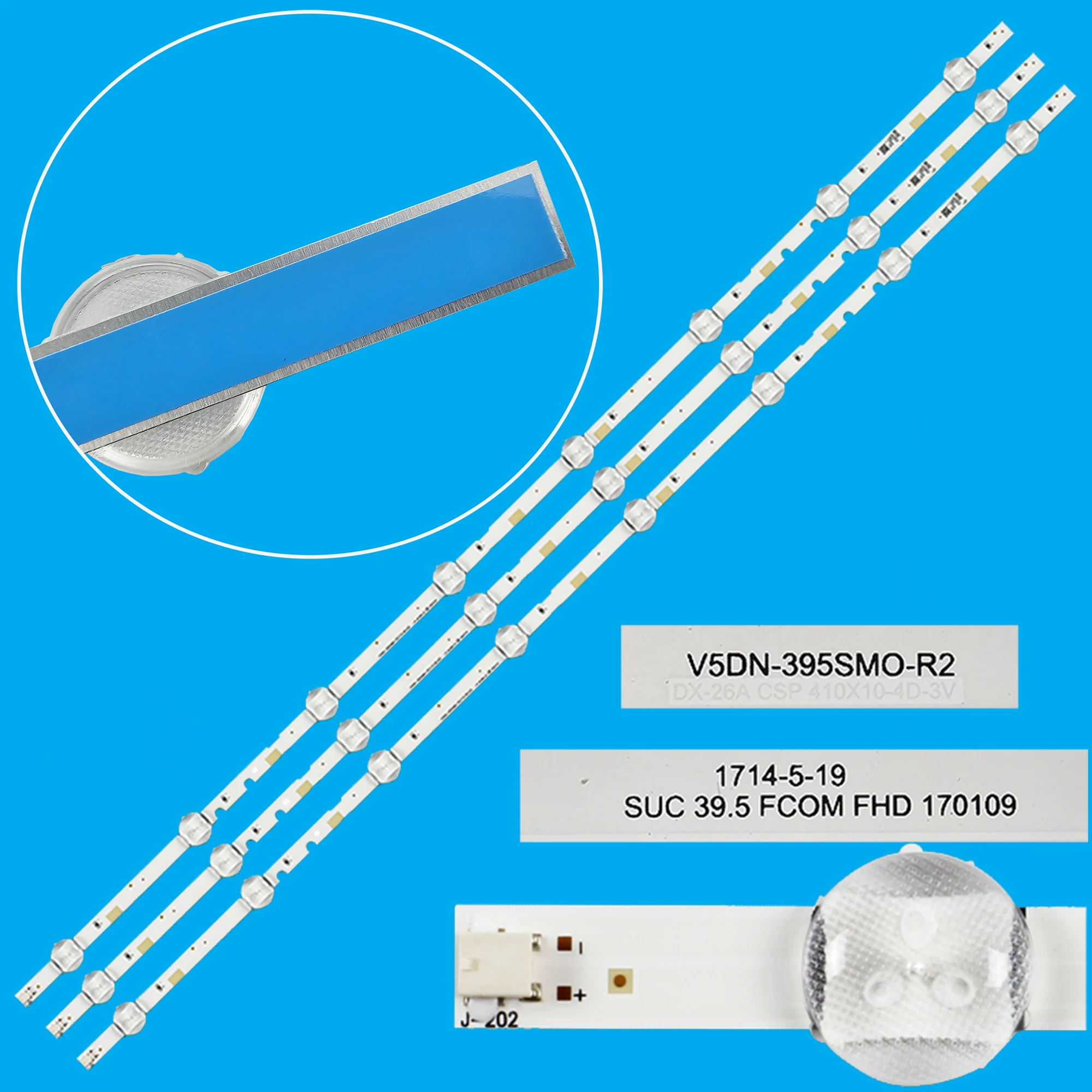 

Светодиодная лента подсветки для UE40J5200 UE40J5000 UE40J5300 V5DN-395SM0-R2 R3 BN96-37622A LM41-00355A LM41-00121X 2015SVS39.5 FCOM