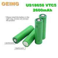 newest 3 7 v rechargeable voltage us18650 vtc5 2600 mah vtc5 18650 battery replace 3 7 v 2600 mah 18650 battery