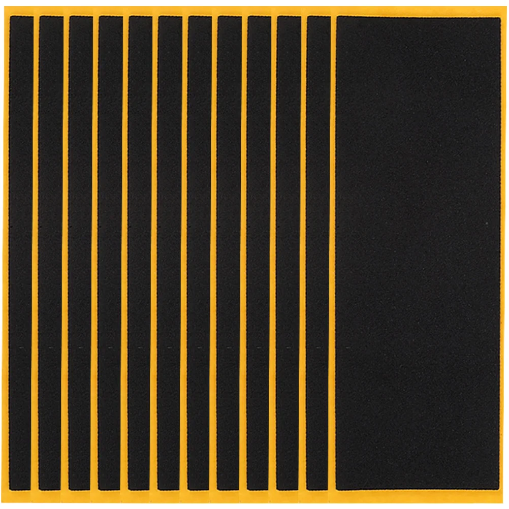 

12 Pcs Finger Skateboard Stickers Bike Stuff Foam Grip Tape Tapes Accessories Toy Fingerboard