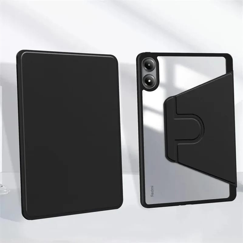 Вращающийся акриловый прозрачный чехол для iPad Mini 2024 7 A17 Pro 6 11 Air 5 4 3 2 1 10 9 10th с