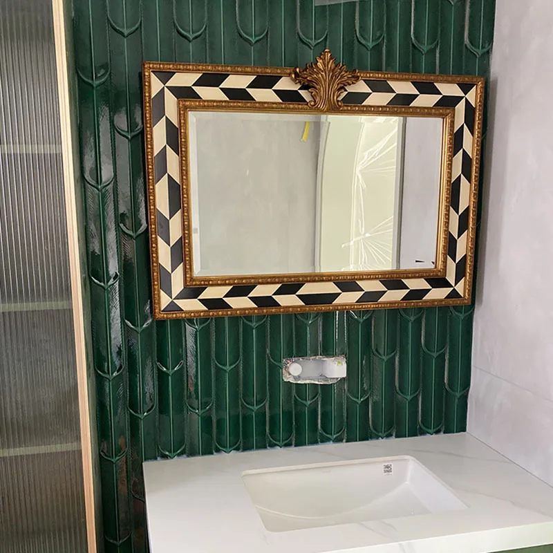 

Makeup Rectangle Wall Mirror Girls Vintage Shower Design Wall Mirror Aesthetic Bedroom Hogar Y Decoracion Home Decoration