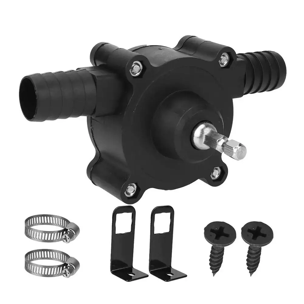 Микро самовсасывающий насос бытовой водяной постоянного тока с ручной дрелью