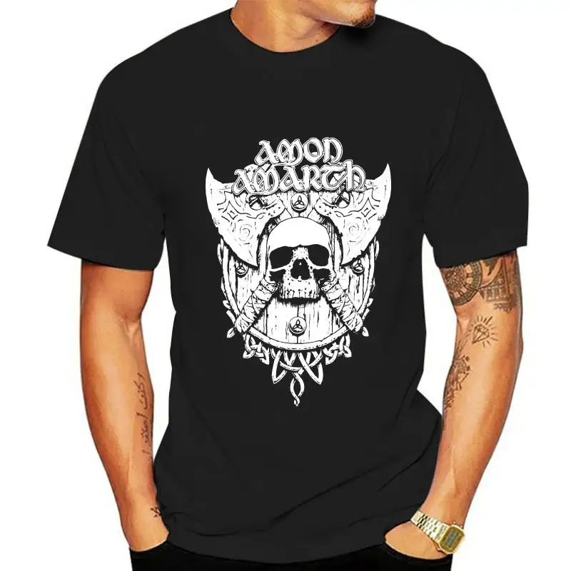 

AMON AMARTH-Camiseta с лицензией Calavera, camiseta gris, S, M, L, XL