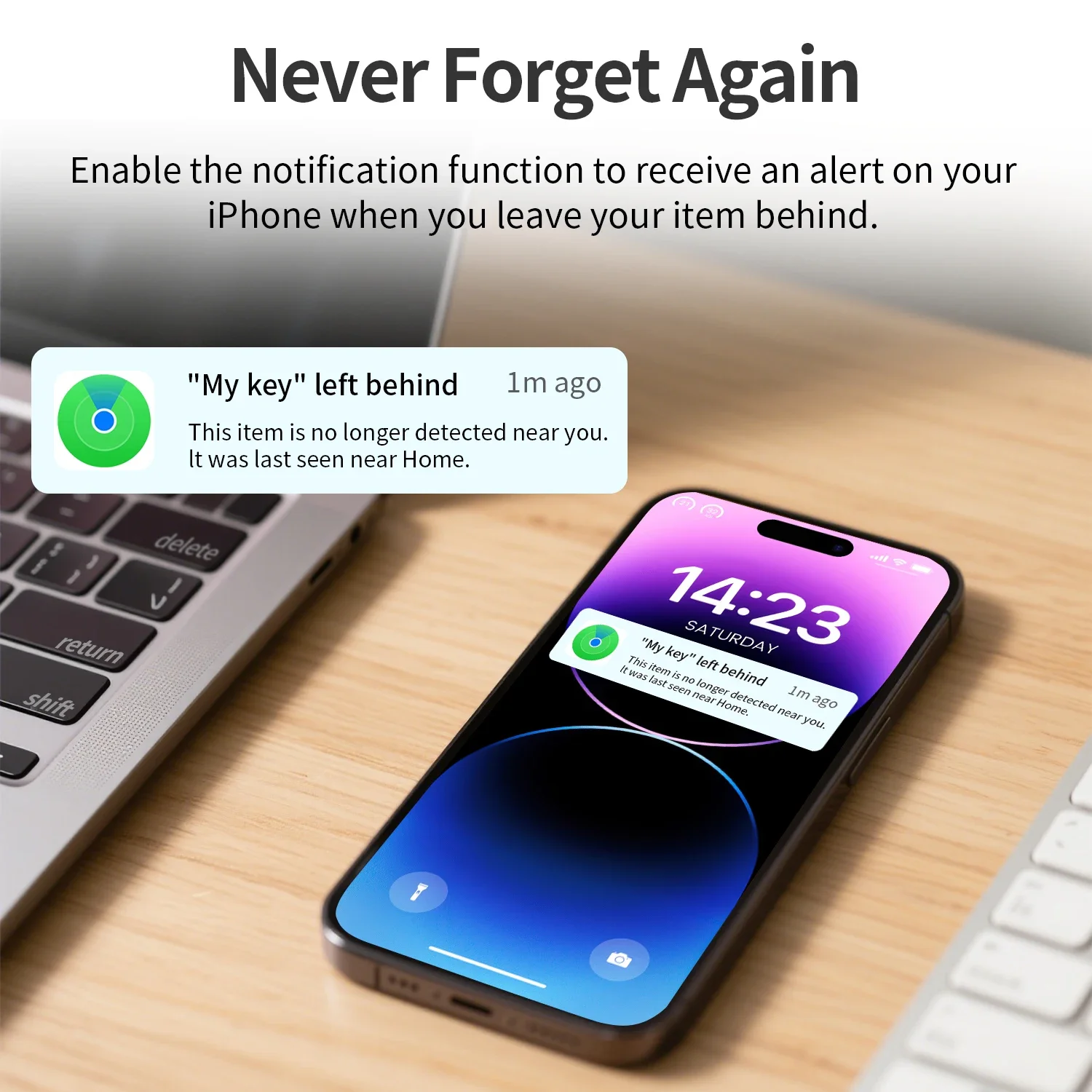 Фото Bluetooth-трекер для животных и предметов, совместимый с Apple Find My Global Network, умный AirTag для системы iOS, устройство для поиска ключей и автомобилей. №5