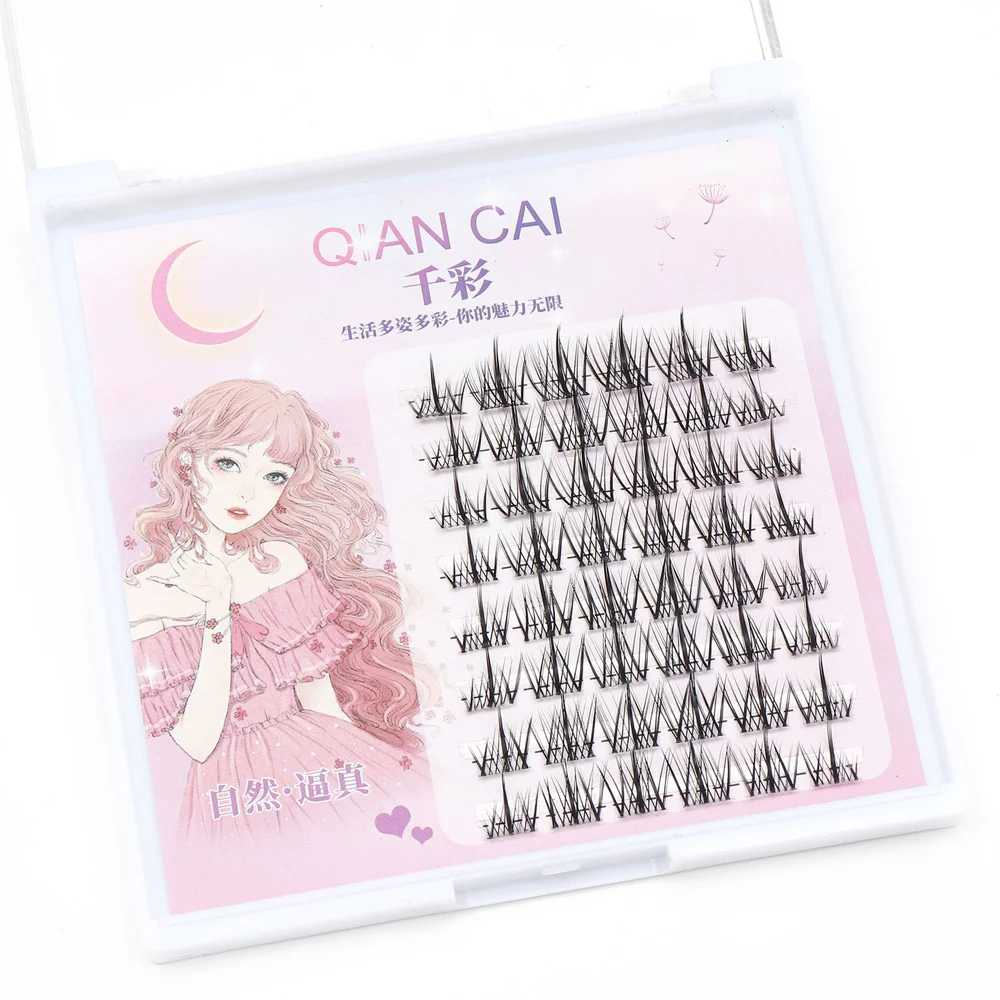 

Fake Eyelashes Natural Thickness Individual Natural Simulation For Make Up Eyelash Extension Moonlight Large Capacity