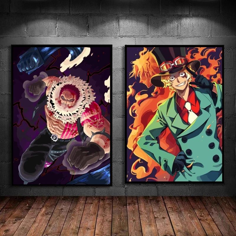 

Canvas Prints Anime One Piece Sabo Picture Poster Home Wall Art Decoration Paintings Decorative Gifts Kid Action Figures Cartoon