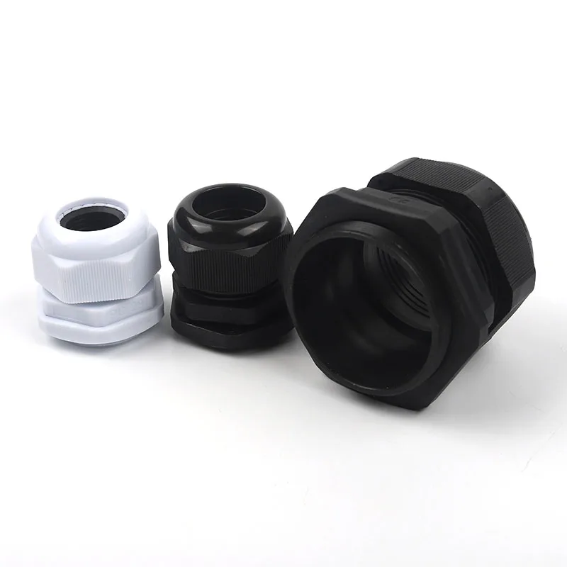 

Waterproof Cable Gland PG29 PG36 PG42 PG48 PG63 Nylon Joint IP68 Plastic Black White Cable Connector