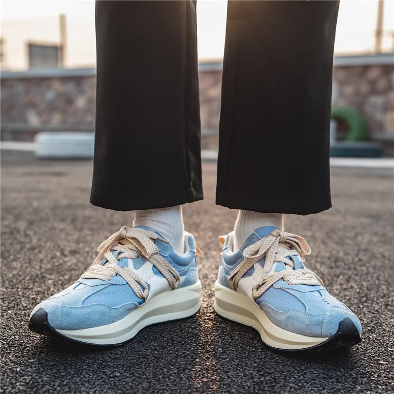 Men Running Shoes Lace-up Mesh Men Casual Shoes Lightweight Comfortable Walking Sneakers Tenis masculino Zapatillas Hombre