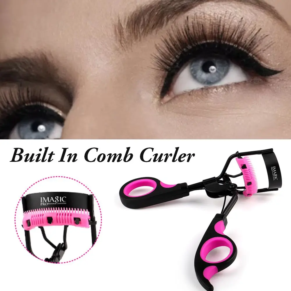 

Professional Long Lasting Eye Makeup Tools Natural Effect Separates Lashes Lash Comb Curler Eyelashes Curler with Comb