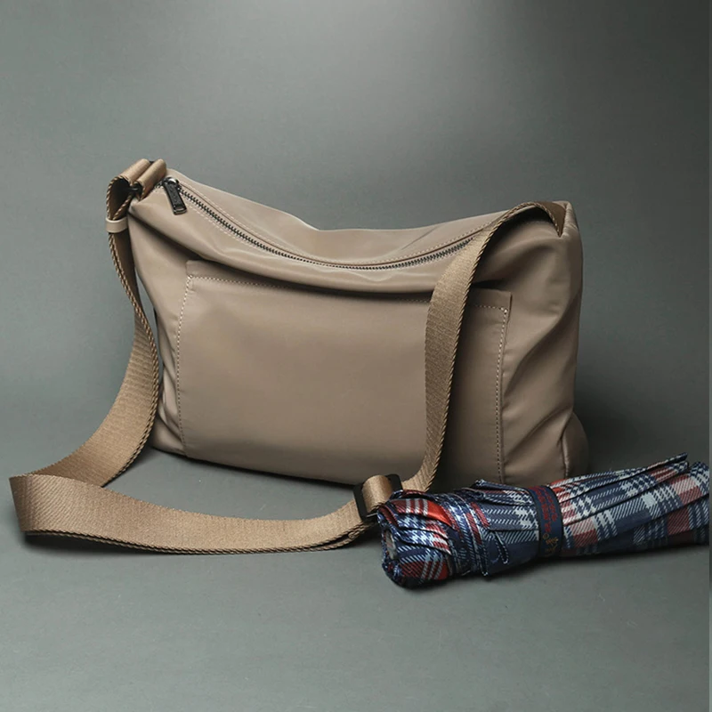 Модная мерсеризационная сумка-мессенджер цвет хаки Повседневная Холщовая Сумка