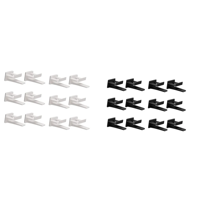 

Adhesive Hat Rack Display Hooks For Wall & Door (12 Pack) Baseball Cap Holder, Closet & Storage Organizer