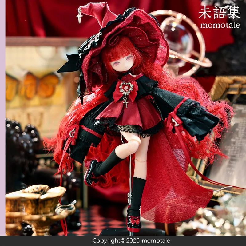 Фото Коллекционная фигурка Momotale 1/8 Mjd Articulated Implant Hair Doll Momo Series Witch Outfit Paradise Blind Box — сюрприз для девочек, подарок, игрушка №4