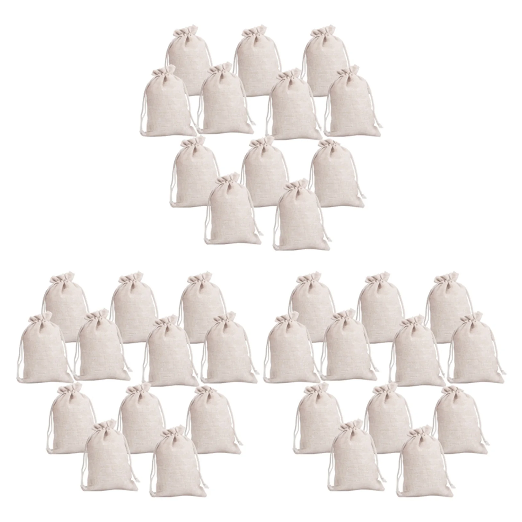 

36Pcs Small Cotton Drawstring Bags Reusable Muslin Cloth Gift Candy Favor Bag Jewelry Pouches