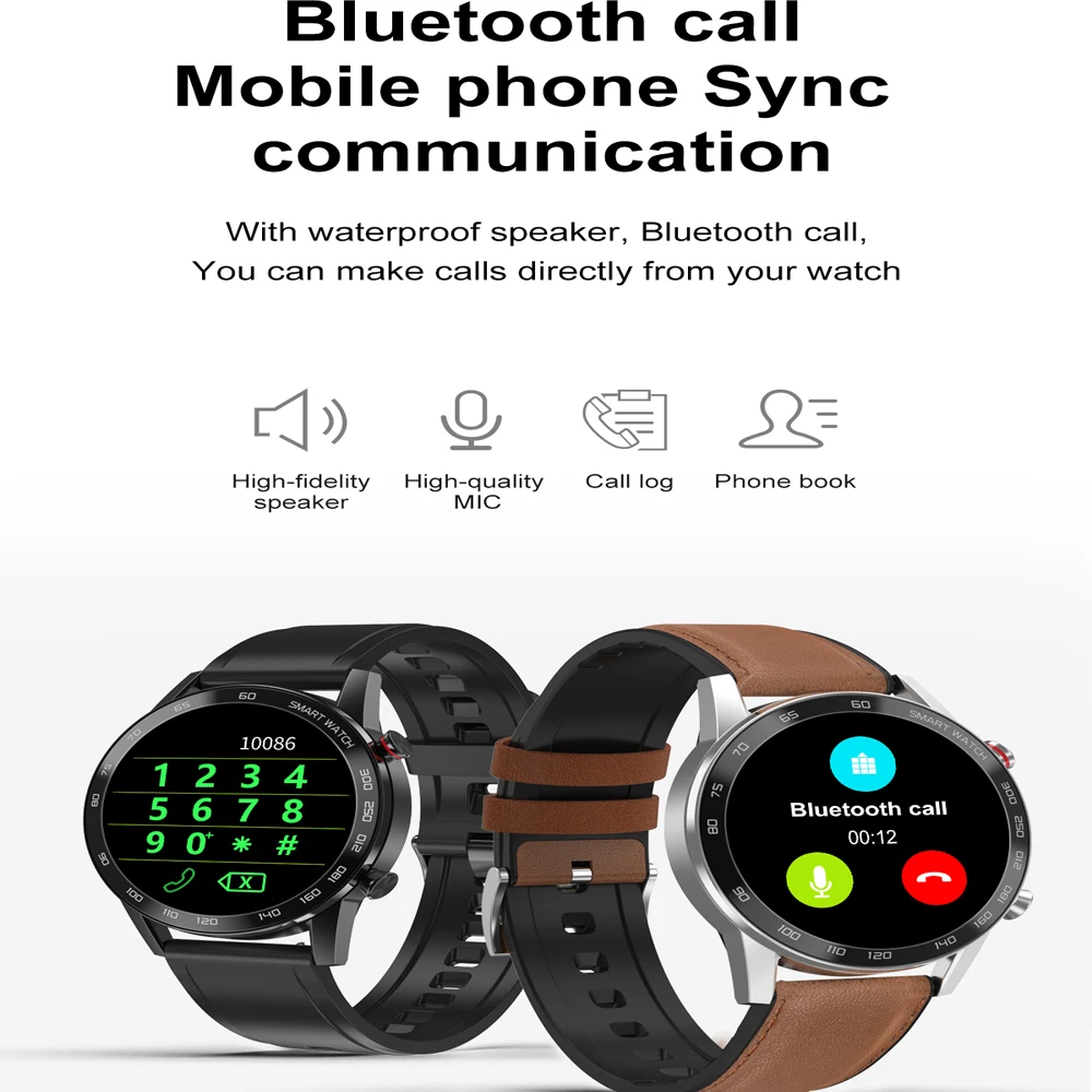 

Смарт-часы DT95T мужские с поддержкой bluetooth, 360*360, Full Touch
