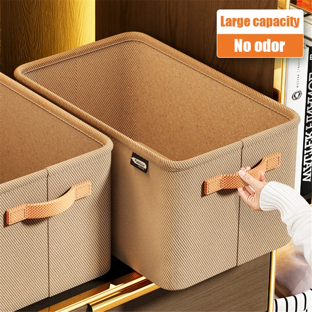 

New Clothes Storage Basket Thickened Steel Frame Storage Box Sundry Clothes Pants Storage Tool Essential for Household Dormitory