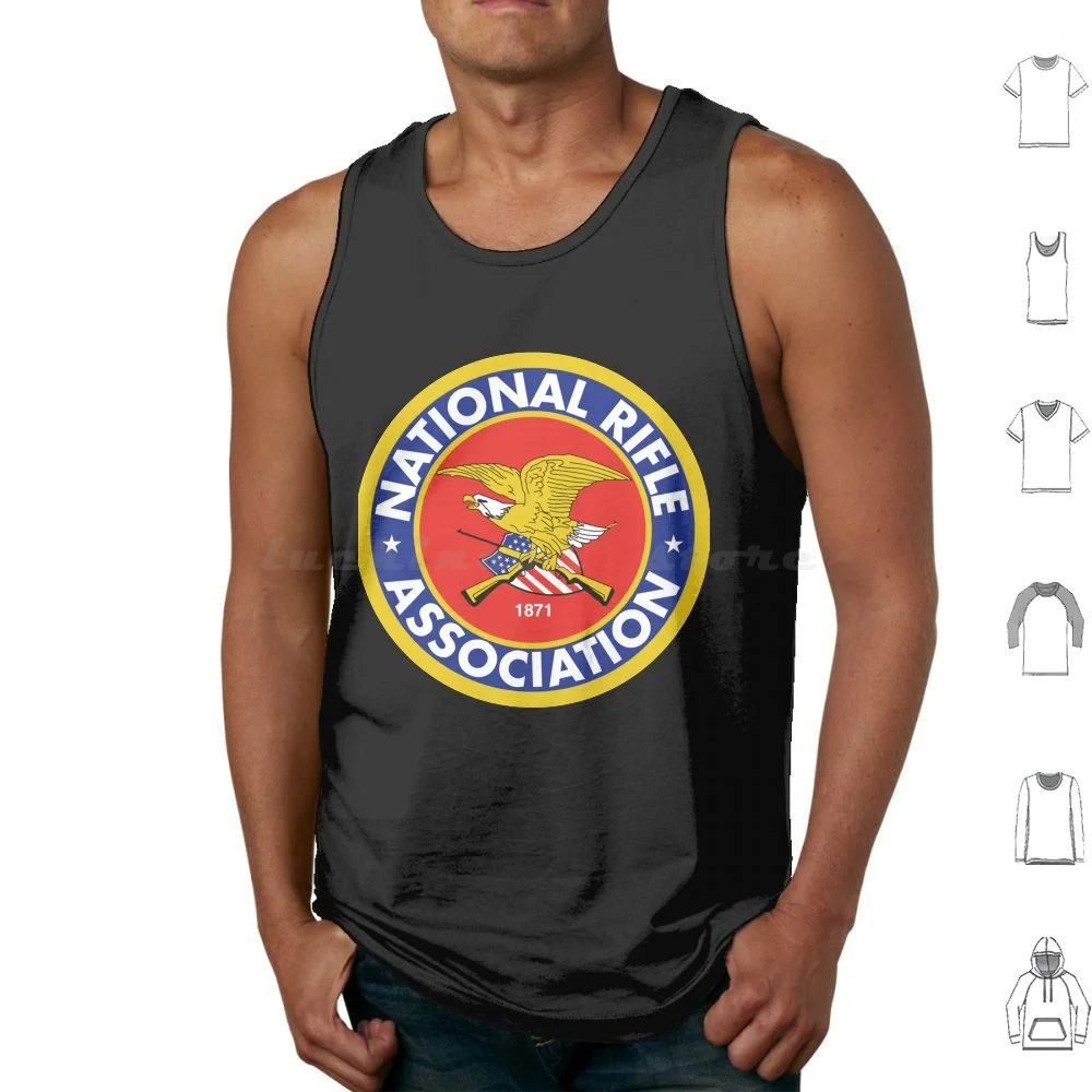 

Nra Logo Tank Tops Print Cotton Gun Control 2Nd Amendment Gun Rights Nra Logo Gun Guns Army Pistol Firearms Funny