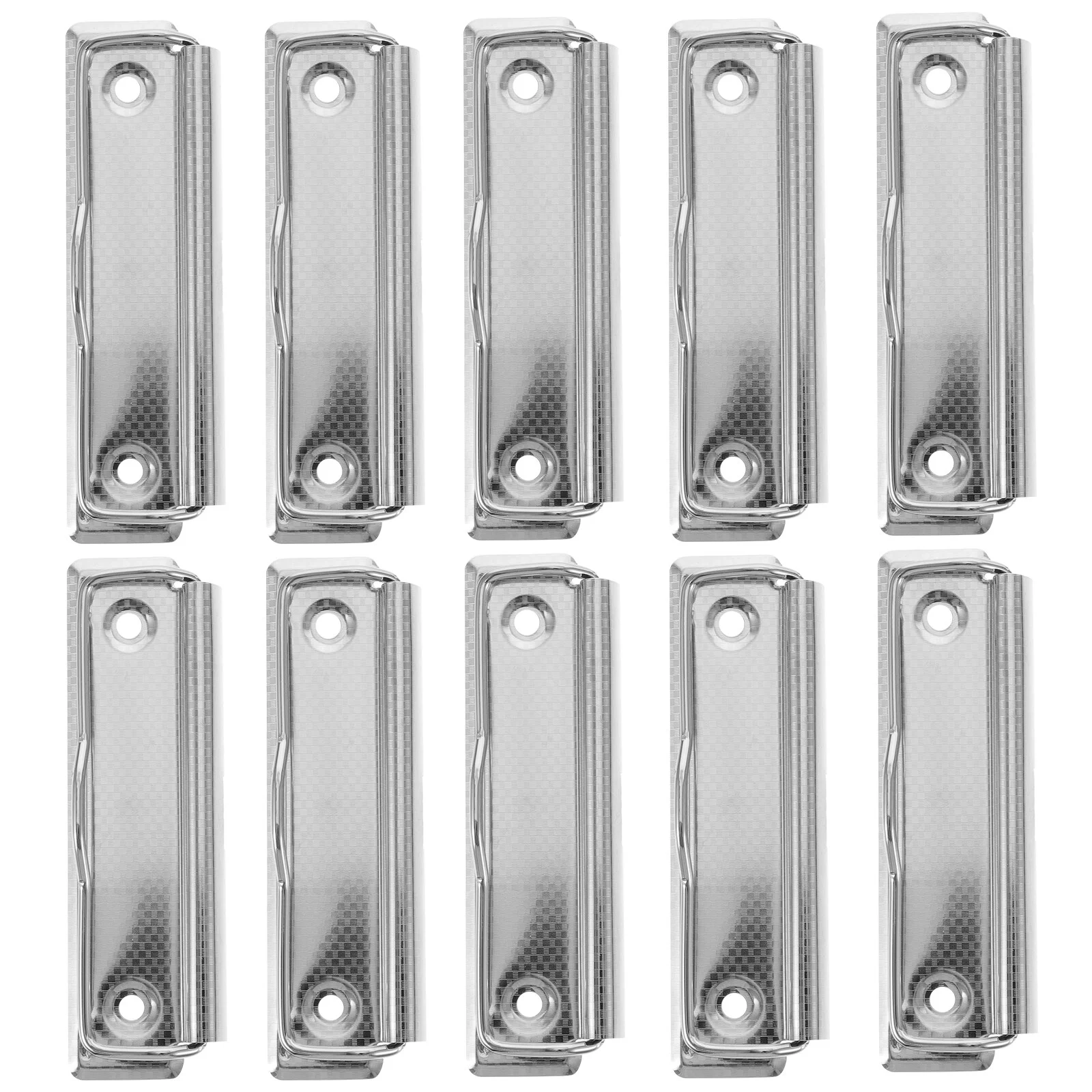 

10 Pcs Office Supplies Folders Handle Clip Mountable Clipboards Clips Files Major Aluminum Alloy Office