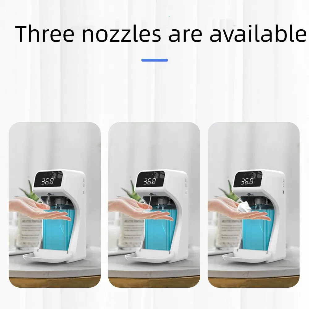 

Touchless Automatic Foaming Soap Dispenser Rechargeable Sensor Soap Pump Dispenser Kitchen Bathroom Easy To Use for Kids