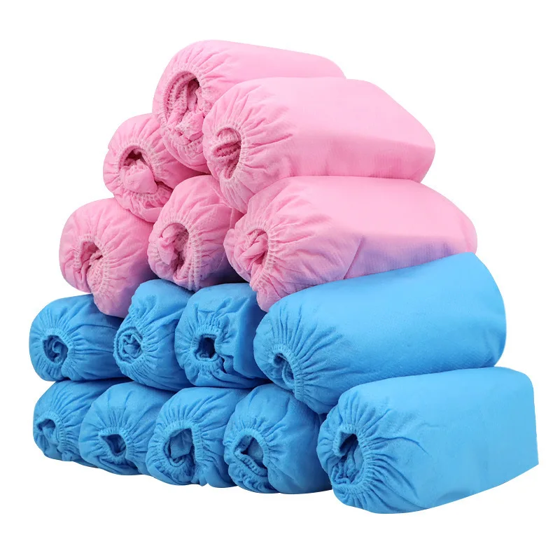 

2022 new hot sale 200pcs non-woven disposable shoe cover dustproof anti-dirty deodorant overshoes wholesale