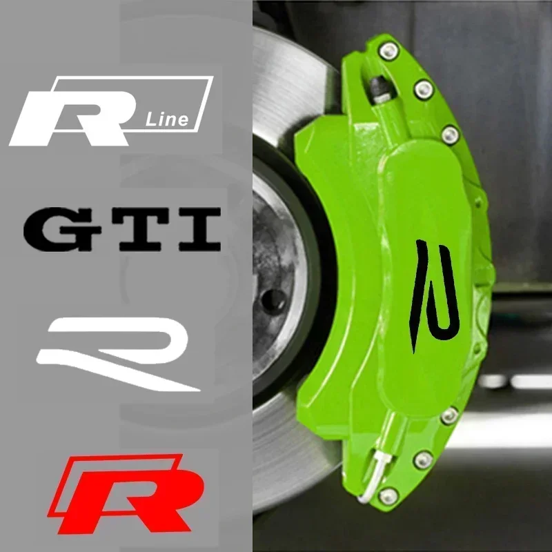 Наклейка на клещевую ленту автомобиля 4 шт. пленка обложку тормоза шин для Volkswagen