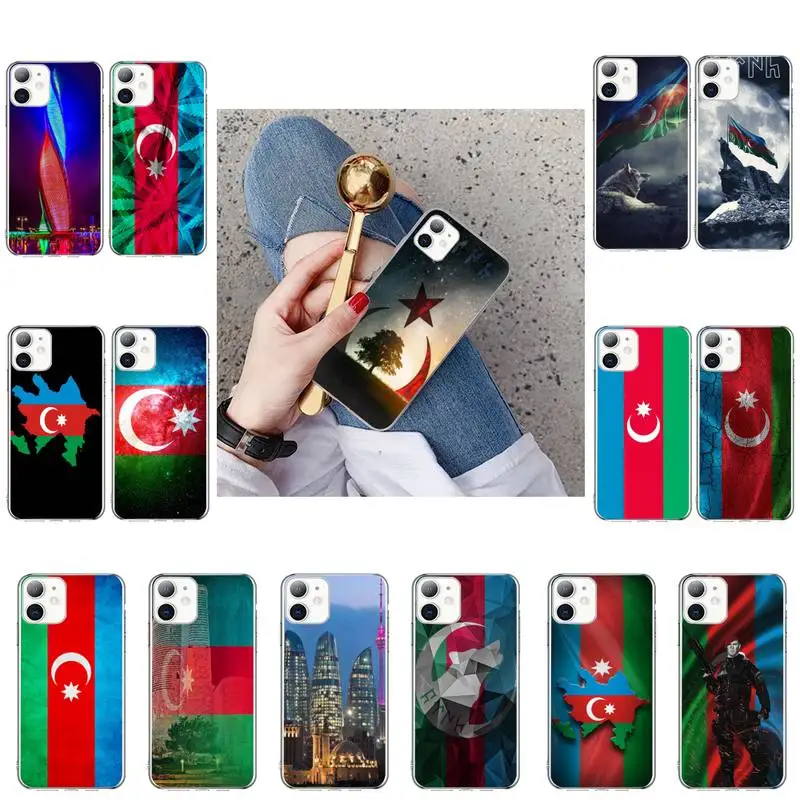 

Azerbaijan buta flag Phone Case For iphone 14 13 Pro Max Case For iPhone 11 Pro Max XS MAX XR SE2 8 7 Plus X