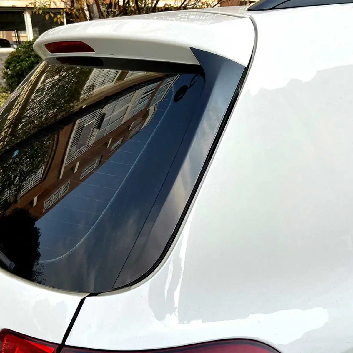 2 шт. автомобильный спойлер для заднего стекла VW Tiguan MK1 2007-2016 / MK2 2017 + глянцевый