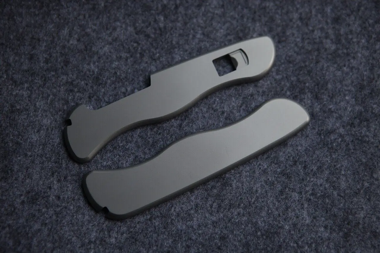 

1 Pair Custom Made DIY TC4 Titanium Alloy Handle for 111mm Victorinox Swiss Army Sentinel Knife