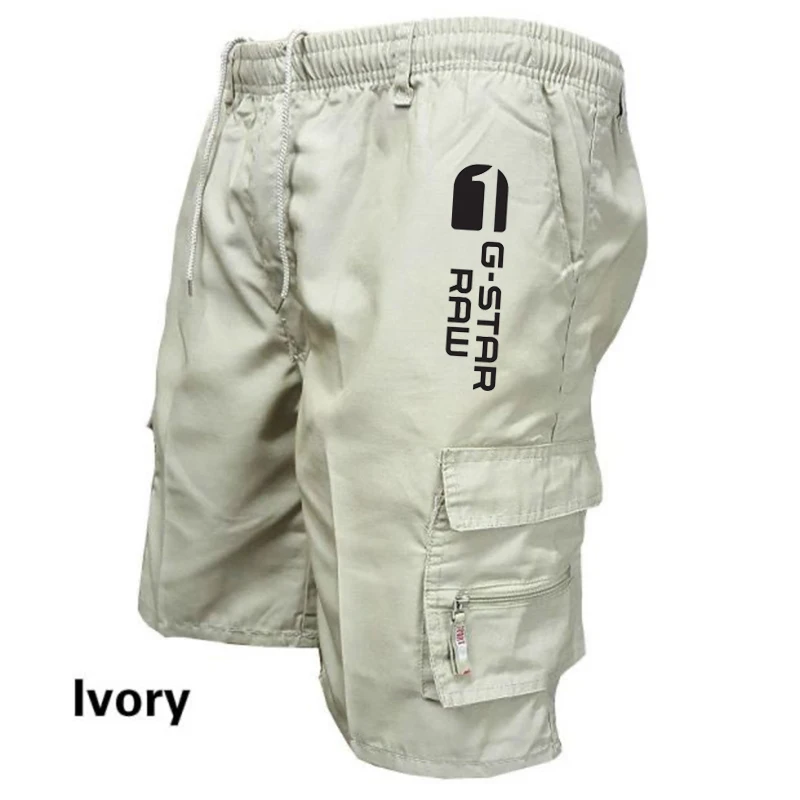 2022 Summer Men's Cargo Shorts Fashion Casual Multi-pocket Breeches Homme Loose Boardshorts Male Pants