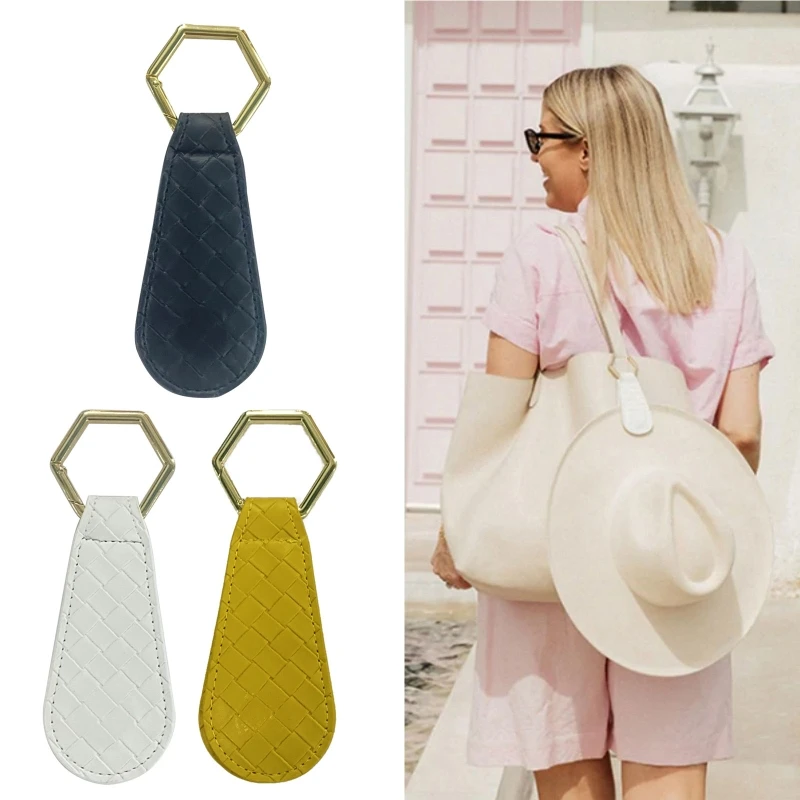 

Leather Strap Hat Keeper Clips Multi-purpose Magnetic Travel Hat Clips