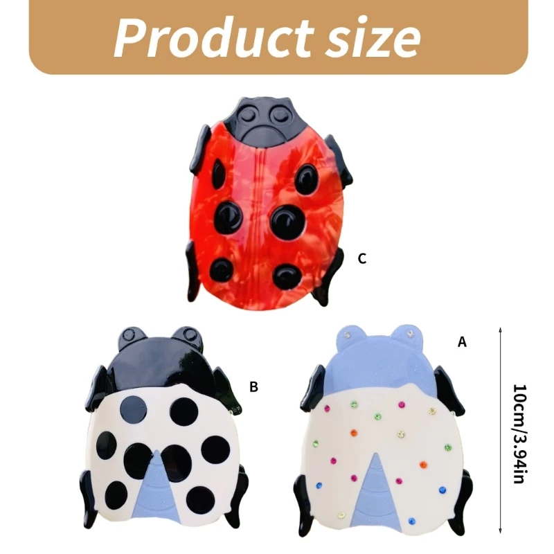 Заколки для волос Coccinella Septempunctata заколки с изображением животных заколка женщин