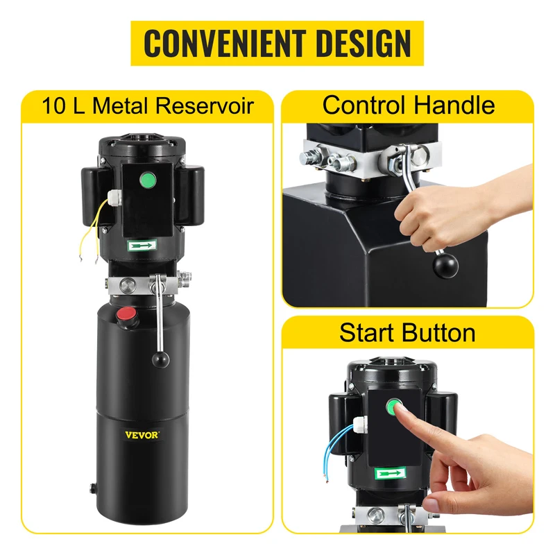Блок питания 2200 Вт автомобильный подъемник гидравлические насосы 3 л.с. 3400 об/мин