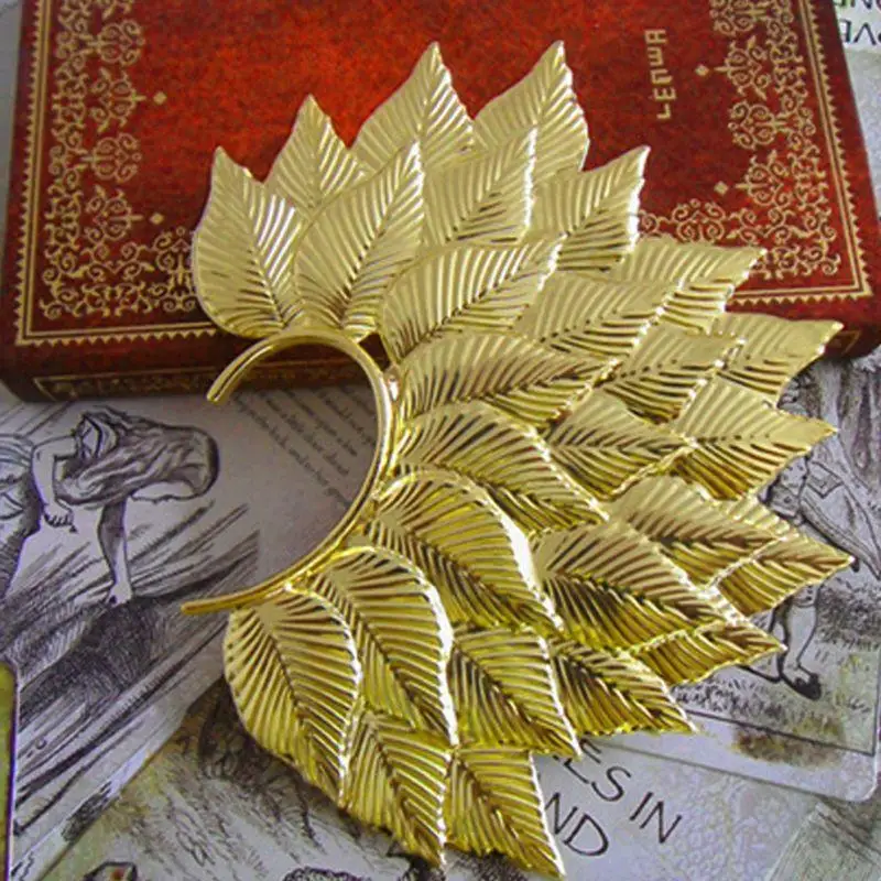 K43F не пирсинг с одним боковым нагрудником зажимы ушные большими листьями манжеты