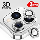 3-2 шт., защитное кольцо с блестками для iPhone 11 Pro Max 12 13