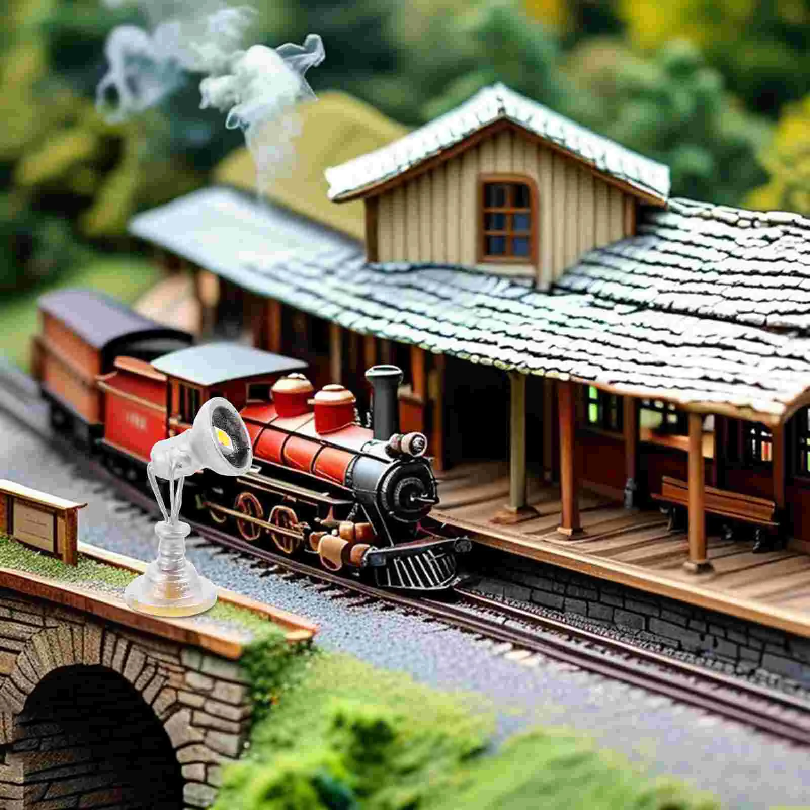 2 шт. модель песочного стола пейзажный прожектор тип поезда детская железная